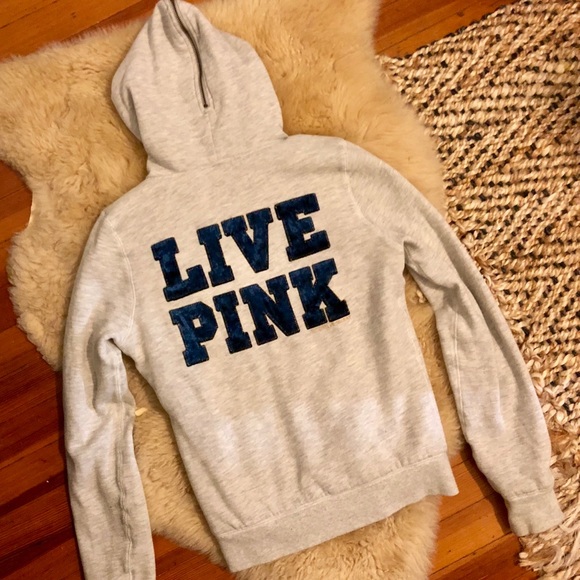 PINK Victoria's Secret Jackets & Blazers - ✨VS PINK Zip Up Jacket w/ Soft Fuzzy Lining in EUC